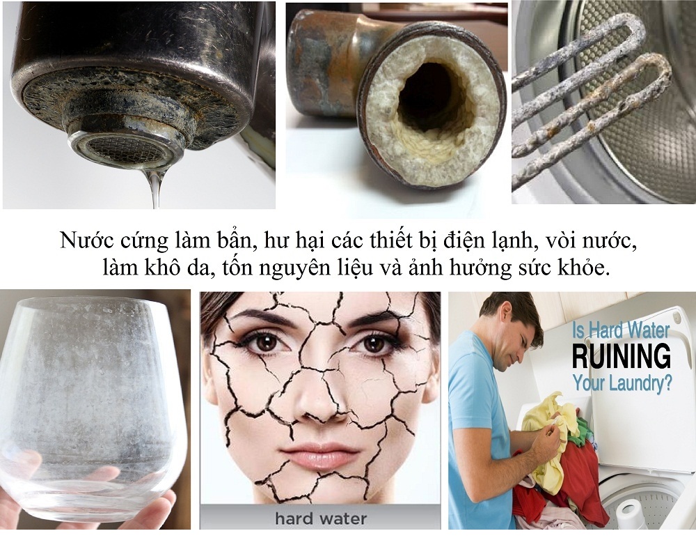 tác hại nước cứng