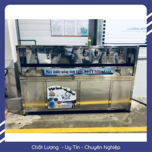 Máy nước uống tinh khiết RO-UV 8 vòi