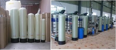 Vỏ cột lọc composite